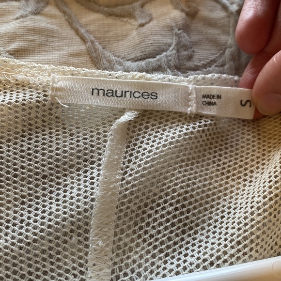 Maurices Lace Kimono- Small - Picture 4 of 5